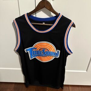 Jordan Black and Orange ‘Space Jam’ TuneSquad Sleeveless Jersey